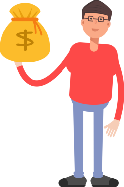 İnek Çocuk Karakteri Çizgi Film Çizimi