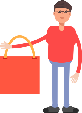 İnek Çocuk Karakteri Çizgi Film Çizimi