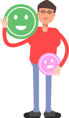 İnek Çocuk Karakteri Çizgi Film Çizimi