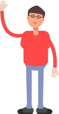 İnek Çocuk Karakteri Çizgi Film Çizimi