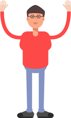 İnek Çocuk Karakteri Çizgi Film Çizimi