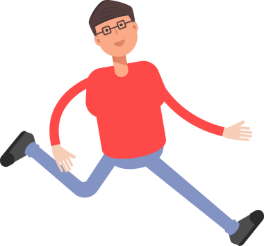 İnek Çocuk Karakteri Çizgi Film Çizimi