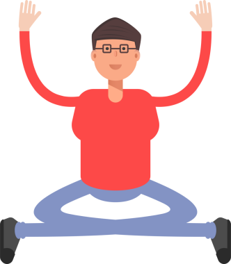 İnek Çocuk Karakteri Çizgi Film Çizimi