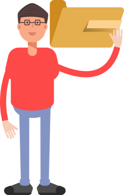 İnek Çocuk Karakteri Çizgi Film Çizimi