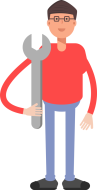 İnek Çocuk Karakteri Çizgi Film Çizimi