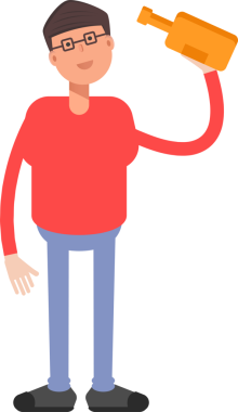 İnek Çocuk Karakteri Çizgi Film Çizimi