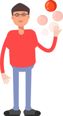 İnek Çocuk Karakteri Çizgi Film Çizimi