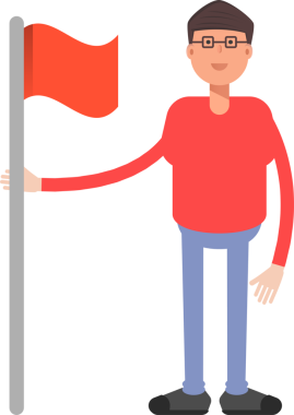 İnek Çocuk Karakteri Çizgi Film Çizimi