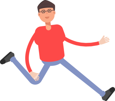 İnek Çocuk Karakteri Çizgi Film Çizimi