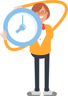 Ofis Kadını Karakter Tutma Saati