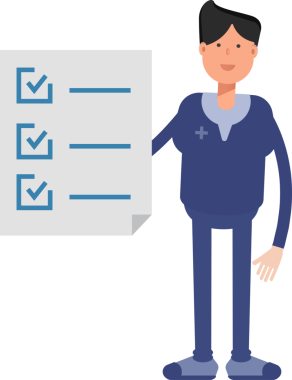 Erkek Doktor Karakteri ve Kontrol Listesi Belgesi