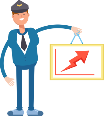 Postacı Karakter Tutucu Ok Çizelgesi