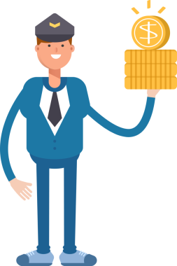 Postacı Karakteri Dolar Tutuyor