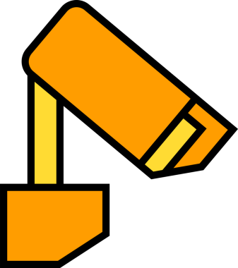 CCTV güvenlik kamerası simgesi