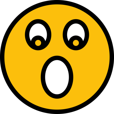 Şaşırmış Yüz Emoji Clipart