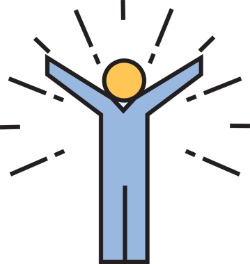 Başarı Man Simgesi Clipart