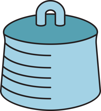 Pot Simgesi İllüstrasyon Clipart