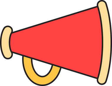 Megafon Simgesi İllüstrasyon Clipart