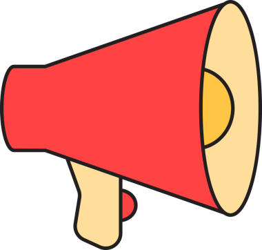 Megafon Simgesi İllüstrasyon Clipart
