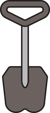 Kürek Aracı Simgesi Clipart