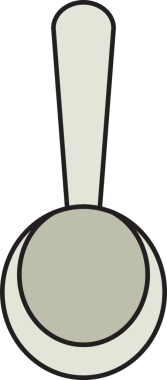 Kaşık Simgesi İllüstrasyonu Clipart