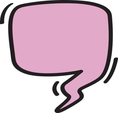 Komik Konuşma Baloncuğu Clipart