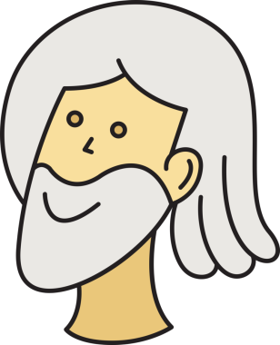 Sakallı Adam Karakteri Çizimi