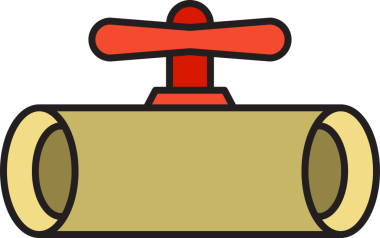 Valf ve Boru Hattı Simgesi