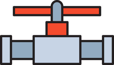 Valf ve Boru Hattı Simgesi