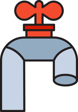 Valf ve Boru Hattı Simgesi