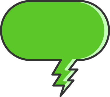 Boş Yeşil Konuşma Baloncuğu