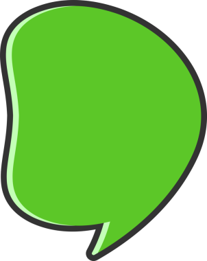 Boş Yeşil Konuşma Baloncuğu
