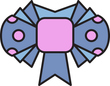 Mor Fiyonk Kravat Çizimi