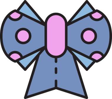 Mor Fiyonk Kravat Çizimi