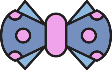 Mor Fiyonk Kravat Çizimi