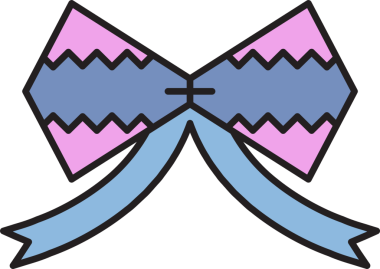 Mor Fiyonk Kravat Çizimi