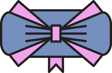 Mor Fiyonk Kravat Çizimi