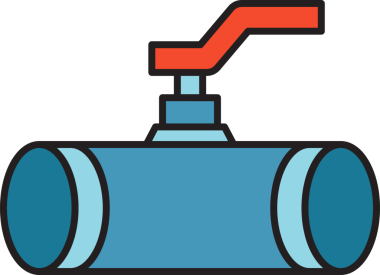 Valf ve Boru Hattı Simgesi