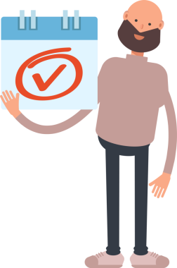 Sakallı Adam Karakteri ve İşaretleme İşareti