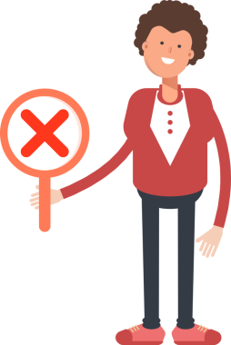 Kıvırcık saçlı adam karakteri Çizgi film İllüstrasyonu