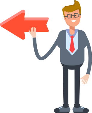 Ofis İşçisi Karakteri ve Ok İmzası