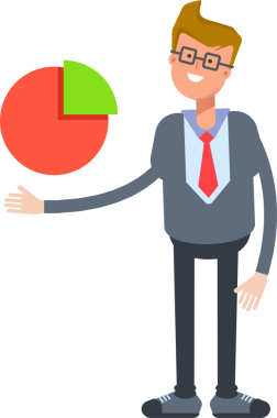 Ofis İşçisi Karakteri Turta Tutma Çizelgesi