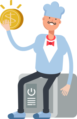 Garson Karakteri Güvenli ve Doların Üzerinde Oturuyor