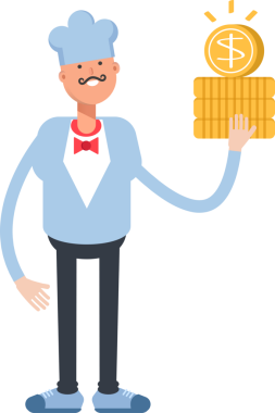 Garson Karakteri Doları Tutuyor