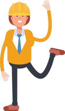 Kadın Mühendis Karakteri Rahatlatıcı Çizim