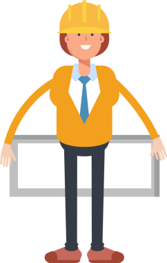 Kadın Mühendis Karakteri ve Boş İmza