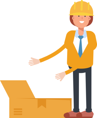 Kadın Mühendis Karakter Açma Kutusu