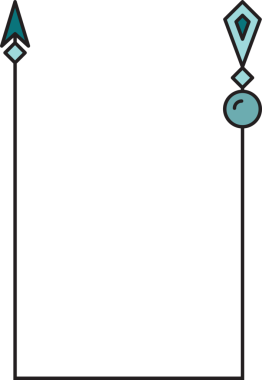 Ok Sembolü Bohem Biçimi 