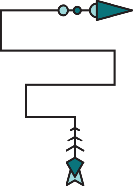 Dekoratif Ok Sembol İllüstrasyonu