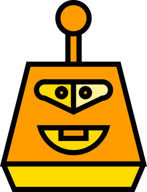 Robot Yüzlü Avatar Clipart